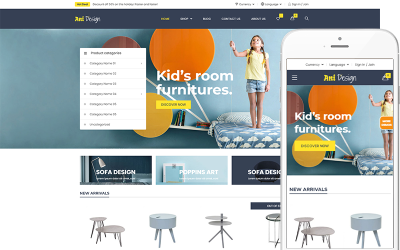 Ani Design - Thème de mobilier gratuit Thème WooCommerce