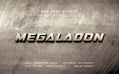 Megaladon Photoshop Text Effect