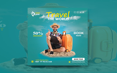 Flyer Template - Reisbureau - Reisgids - Overig