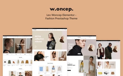 Leo Woncep Elementor — modny motyw Prestashop
