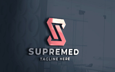 Plantilla de logotipo Supremed Letter S Pro