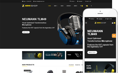Xerox Shop - Audio Store-Design WooCommerce-Design