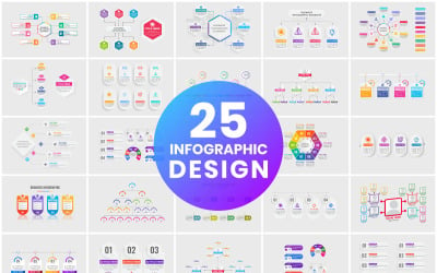 Datavisualisatie infographic bundel