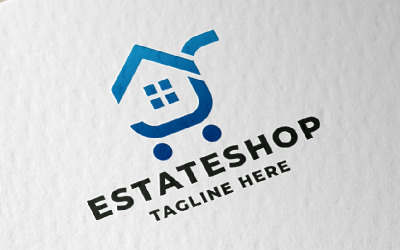 Modello di logo Pro del negozio immobiliare