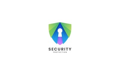 Security Gradient Colorful Logo