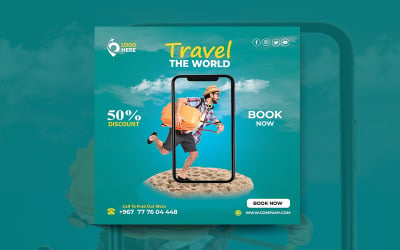 Travel Agency Flyer Template - Travel Guide - Other