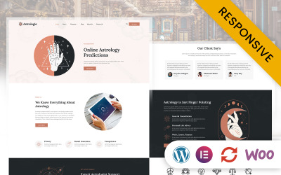Asztrológia - Horoszkóp, Asztrológia Elementor Wordpress téma