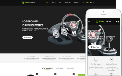 Ekko Center - Thème Jouets et accessoires de jeu Thème WooCommerce