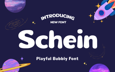 Schein Font - den perfekta blandningen av modern och rolig typografi