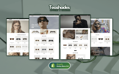 Teashades - Shopify-Design für Brillen