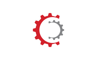 Вектор дизайна логотипа Gear Machine v5