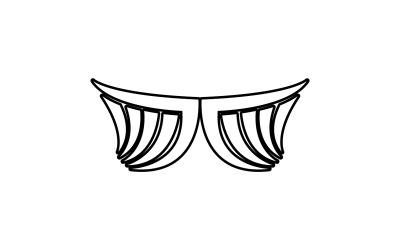 Czarne skrzydło ptak sokół wektor logo v15