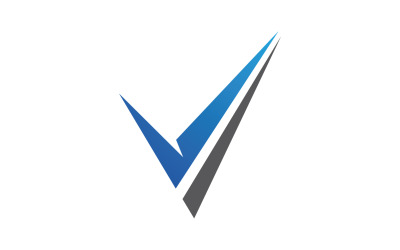Grafica Affari finanza logo disegno vettoriale v8