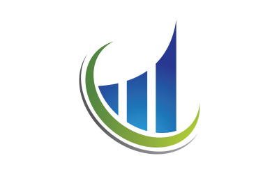 Graphic Business finance logo vector design v10