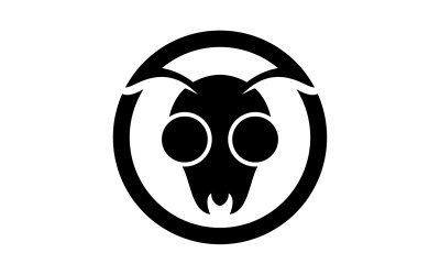 Cabeza de hormiga animales logo vector v21