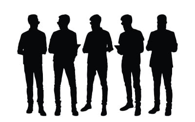 Man fashion designer silhouette bundle