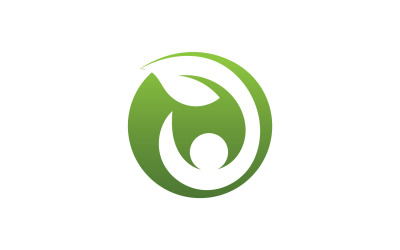 Lidský charakter zdraví lidí logo vektor v65