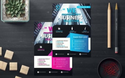 We Provide The Best Business Solution Flyer Design - Corporate Identity