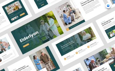 Elderlyon - Шаблон основного доклада для дома престарелых и ухода за пожилыми людьми