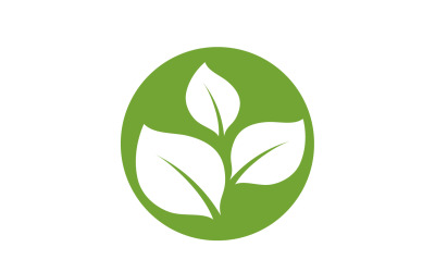 Leaf green tea nature fresh logo v20