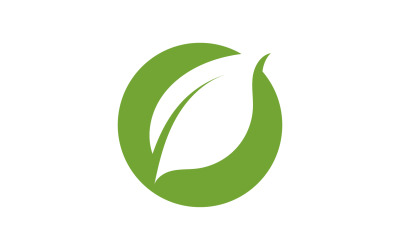 Leaf green tea nature fresh logo v30