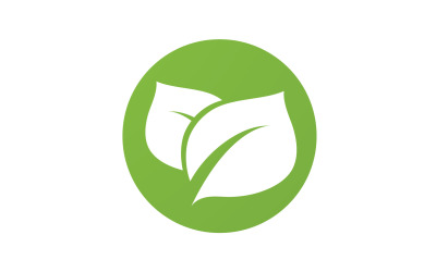 Leaf green tea nature fresh logo v47
