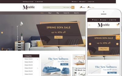 Meuble - Meubelthema WooCommerce-thema