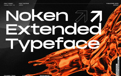 Noken Extended - Carattere tipografico versatile
