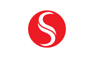 Nome do logotipo da empresa de símbolo de negócios S v12