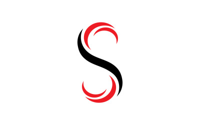 S negocio símbolo empresa logotipo nombre v13