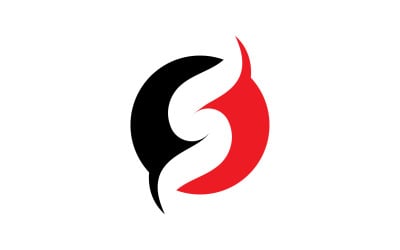 S negocio símbolo empresa logotipo nombre v15