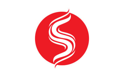 S negocio símbolo empresa logotipo nombre v9