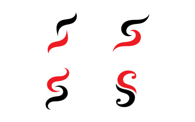 Letter s business name logo design v10