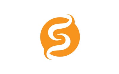 Letter s business name logo design v13