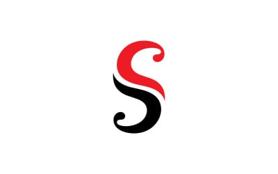 Letter s business name logo design v6