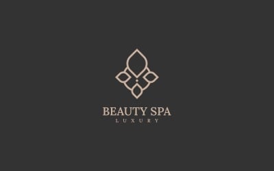 Стиль логотипа Beauty Spa Line Art 2