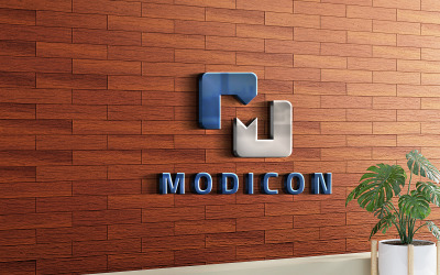 Modèle de conception de logo Modico