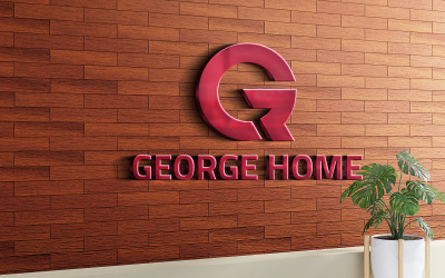 Шаблон логотипу George Home