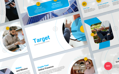 Target - Businessplan Presentatie PowerPoint-sjabloon
