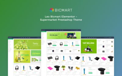 Leo Bicmart Elementor - Süpermarket Prestashop Teması