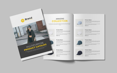 Modello di catalogo prodotti o progettazione del modello di layout del catalogo