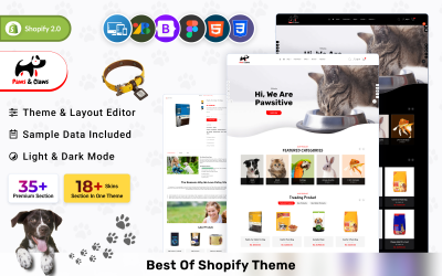 Paws Claws - Pet and Animal Care Shopify-thema | Pet Care en Food Shopify-thema | Shopify-besturingssysteem 2.0