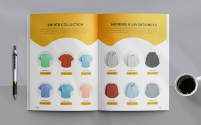 Szablon katalogu mody lub katalog uniwersalny