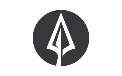 Logo Spear per elemento design design vector v15