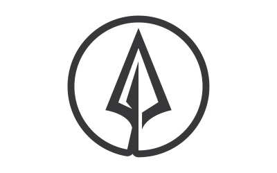 Logo Spear per elemento design design vector v23