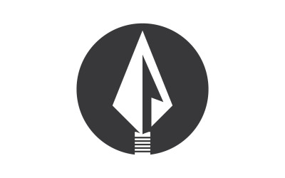 Logo Spear per elemento design design vector v25