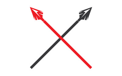 Logo Spear per elemento design design vector v38