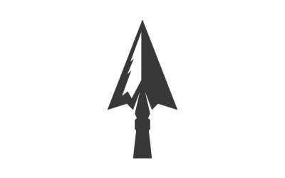 Logo Spear per elemento design design vector v3