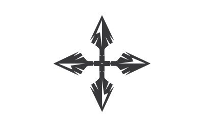 Logo Spear per elemento design design vector v50