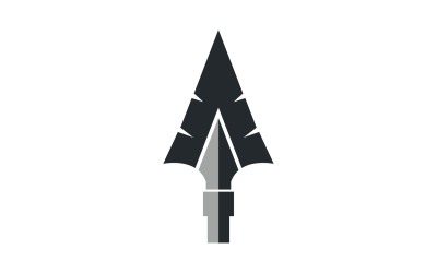 Logo Spear per elemento design design vector v5
